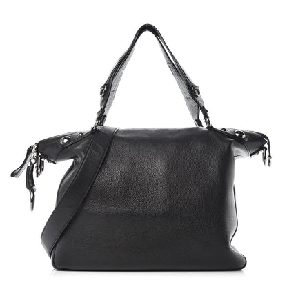 Gucci Calfskin Large Icon Bit Hobo Black 1 of 12