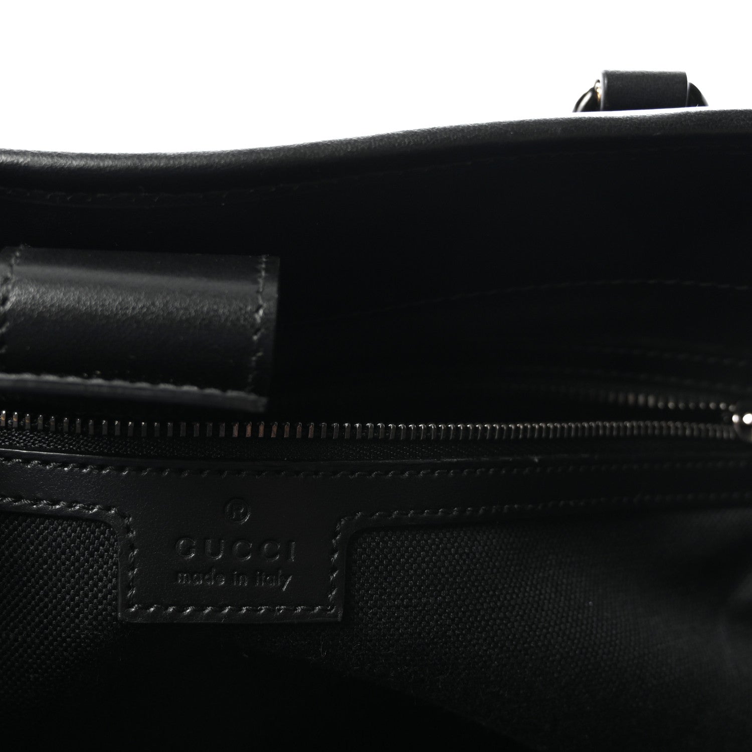 Gucci Calfskin Matelasse Monochrome Large GG Marmont Tote Bag Black 6 of 10