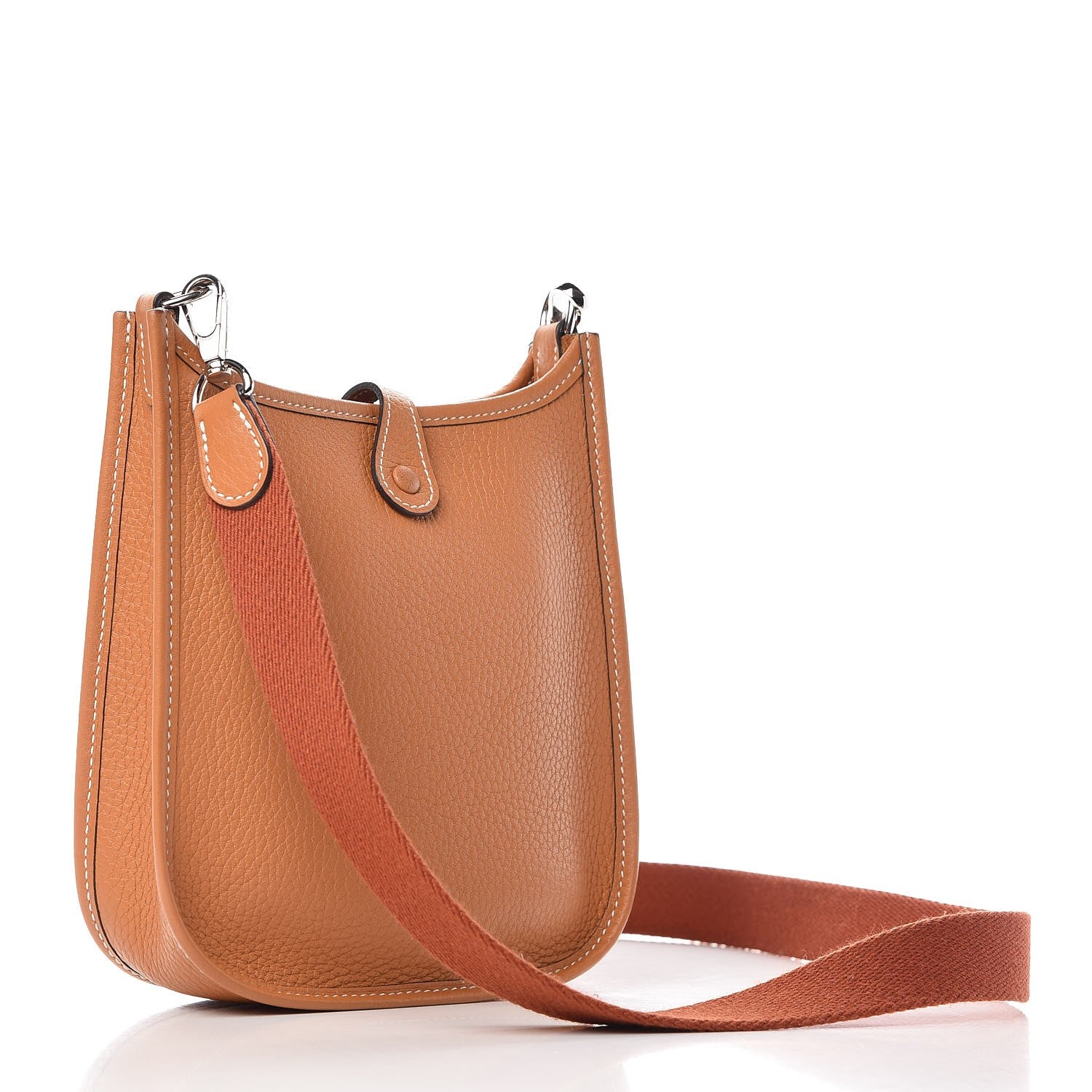 Hermes Taurillon Clemence Amazone Evelyne TPM Gold Cuivre 3 of 10