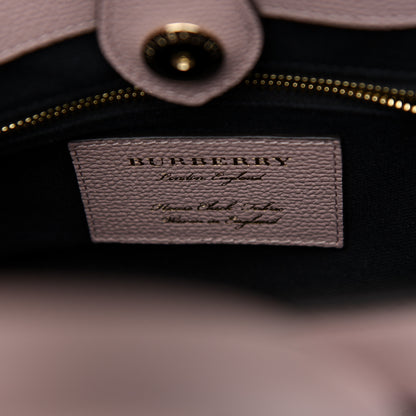 Burberry Grainy Calfskin House Check Small Banner Tote Pale Orchid 6 of 8