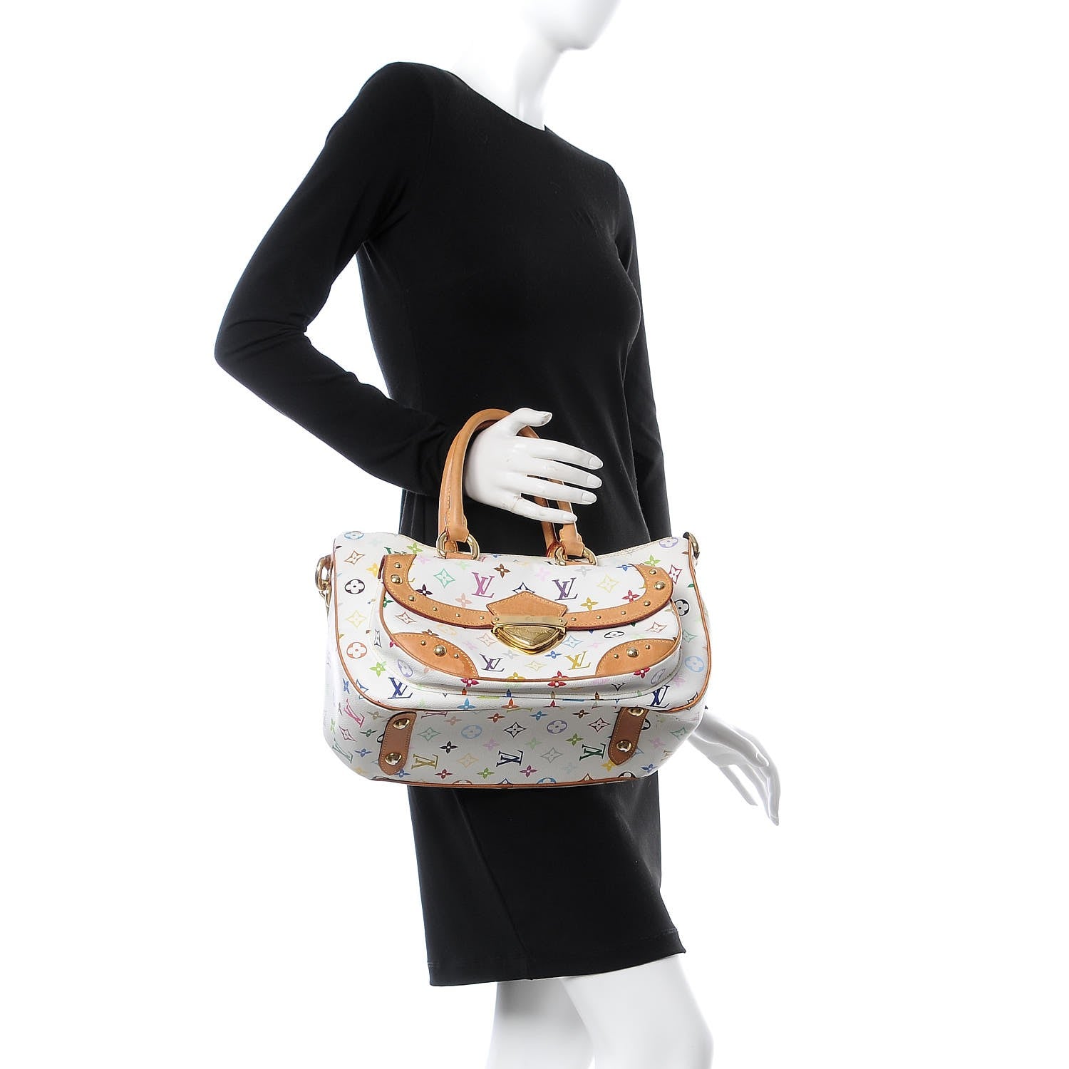 Louis Vuitton Monogram Multicolor Rita White 3 of 19