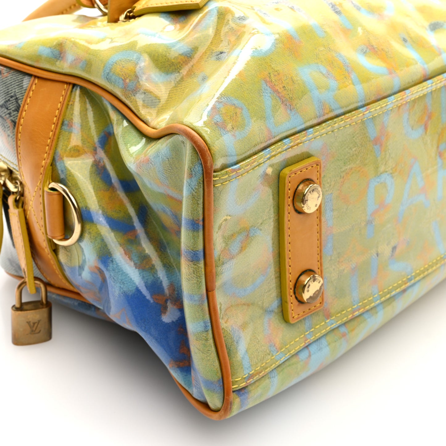 Monogram Pulp Defile Weekender PM Yellow