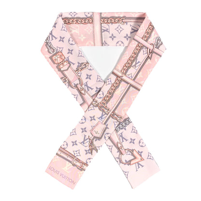 Louis Vuitton Silk Monogram Confidential Bandeau Light Pink 1 of 4