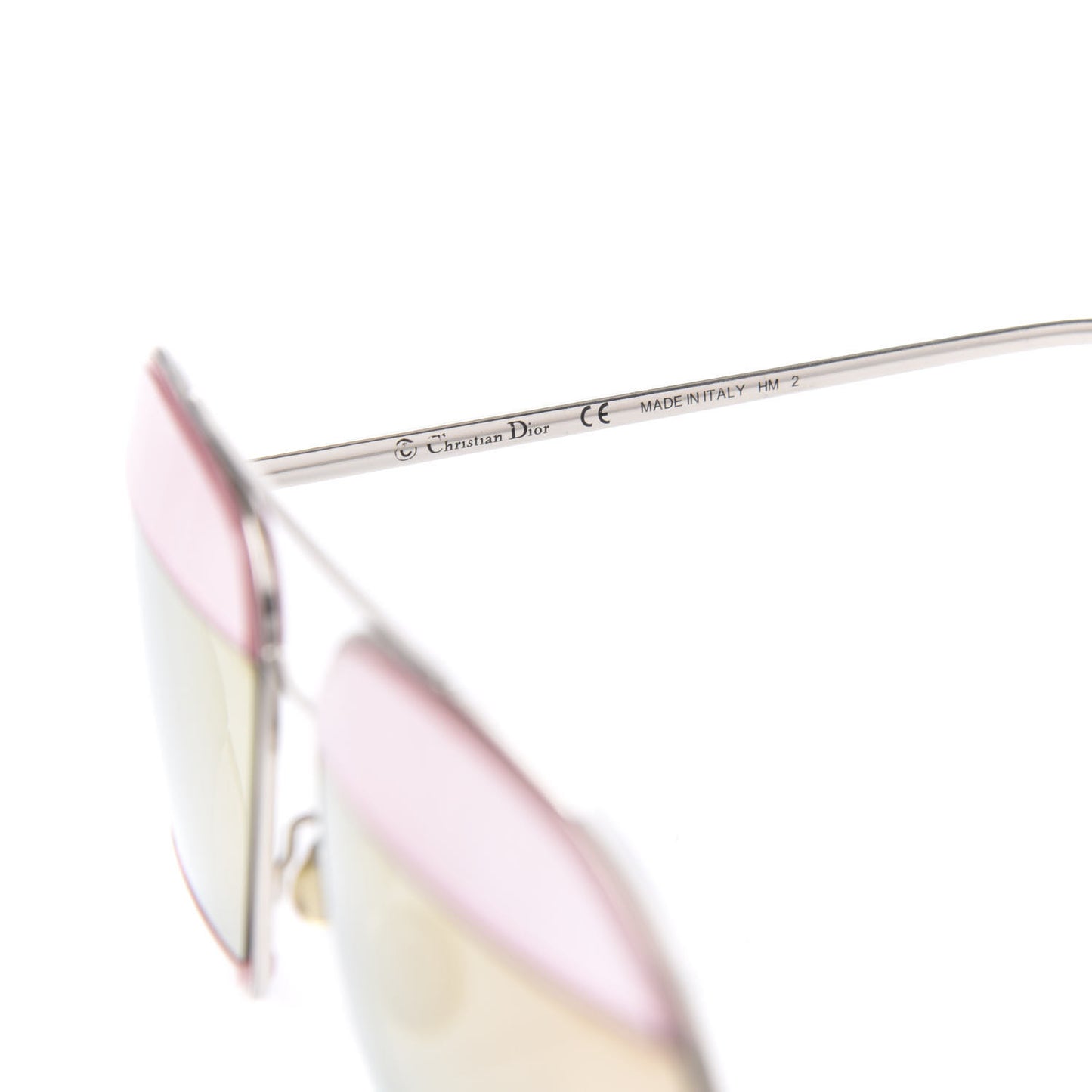 Metal DiorSplit 2 Sunglasses Pink