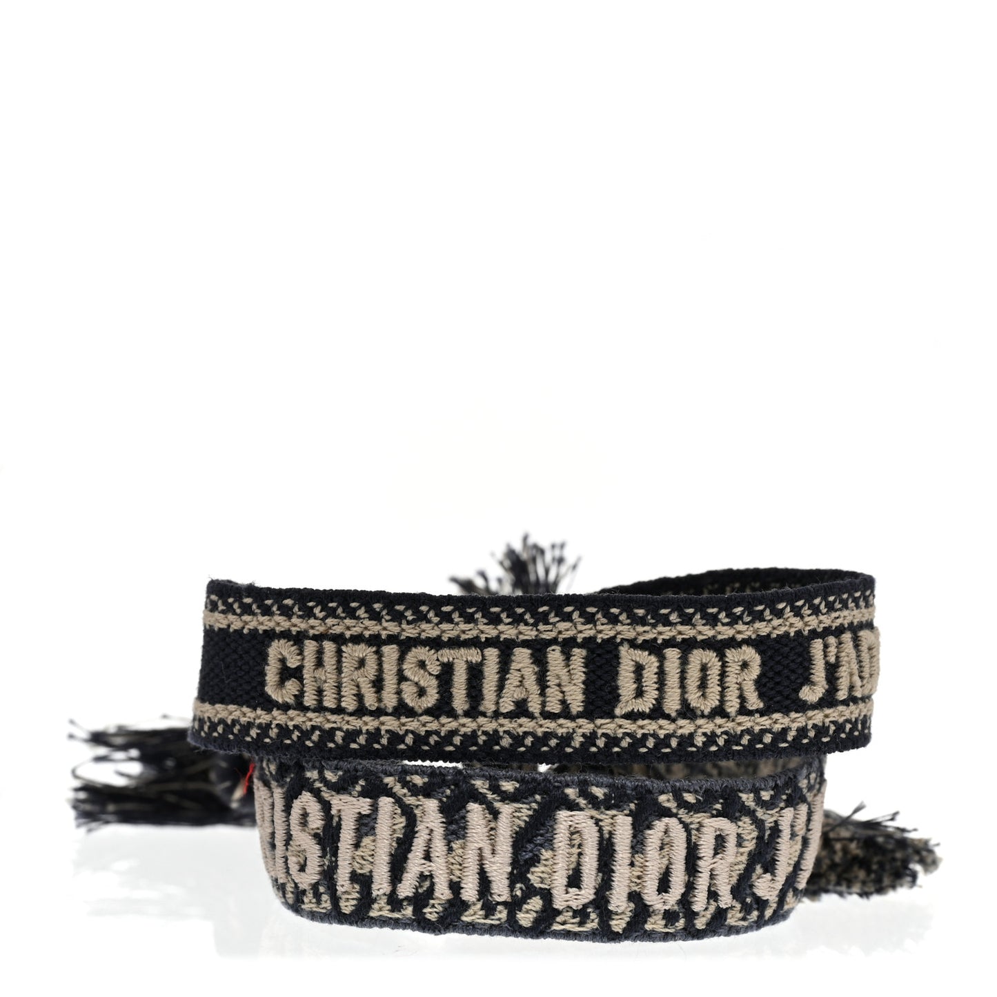Woven Cotton J'Adior Friendship Bracelet Set Navy