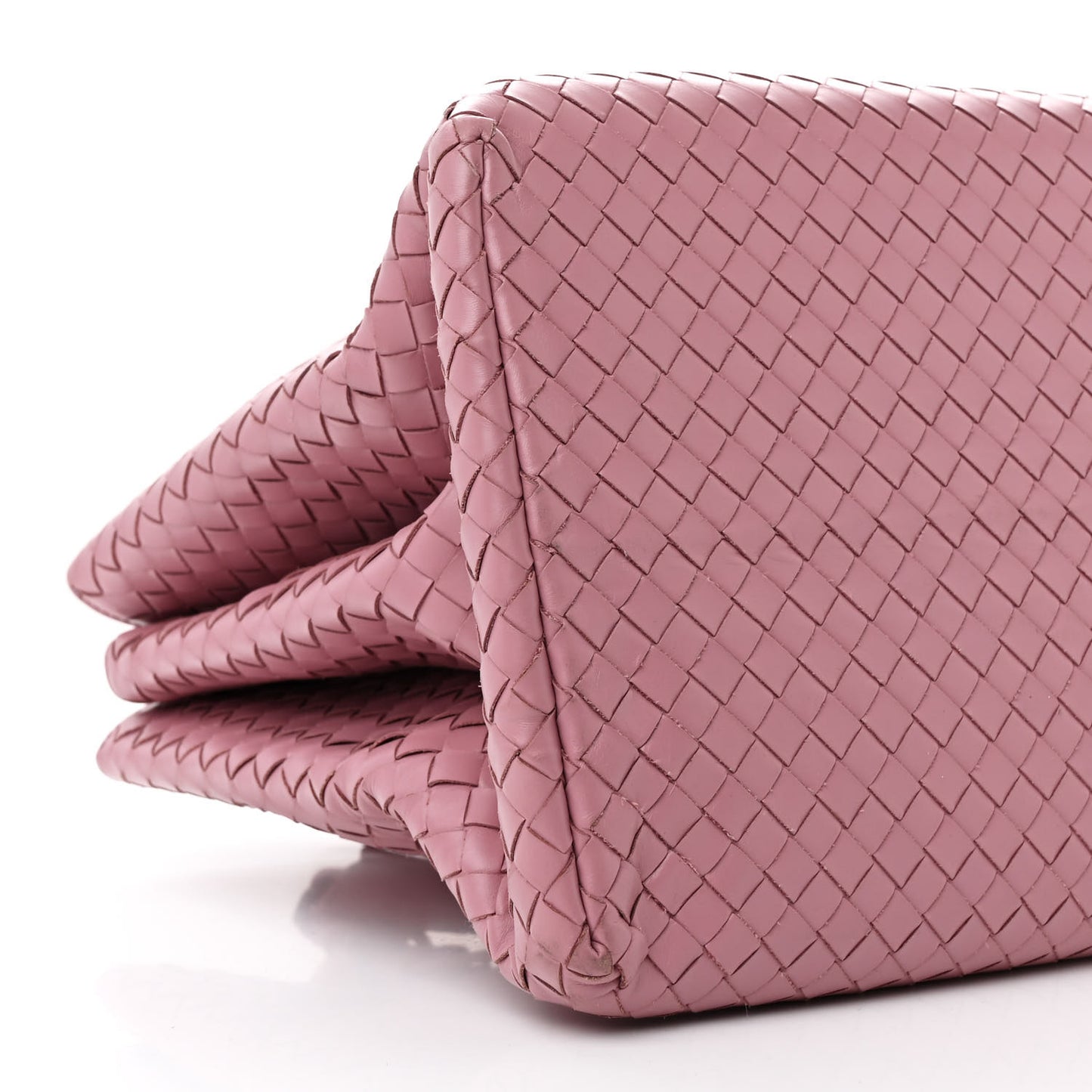 Light Calf Intrecciato Medium Roma Mallow