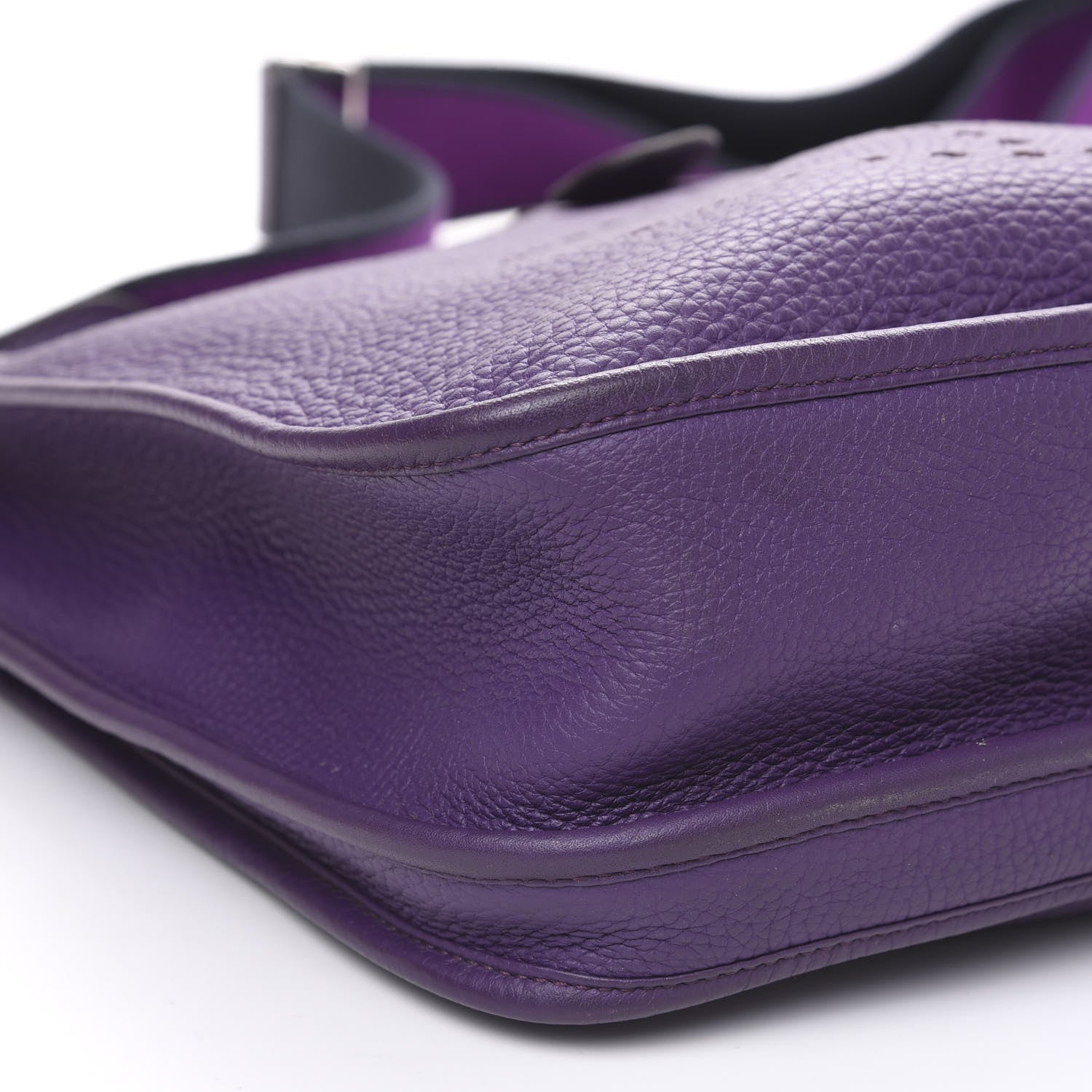 Hermes Taurillon Clemence Amazone Evelyne III GM Ultraviolet 8 of 10