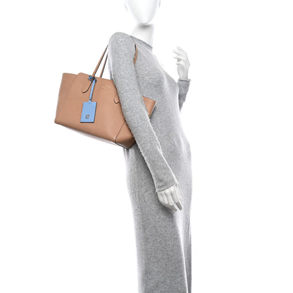 Gucci Dollar Calfskin Small Swing Tote Camelia Mineral Blue 2 of 15