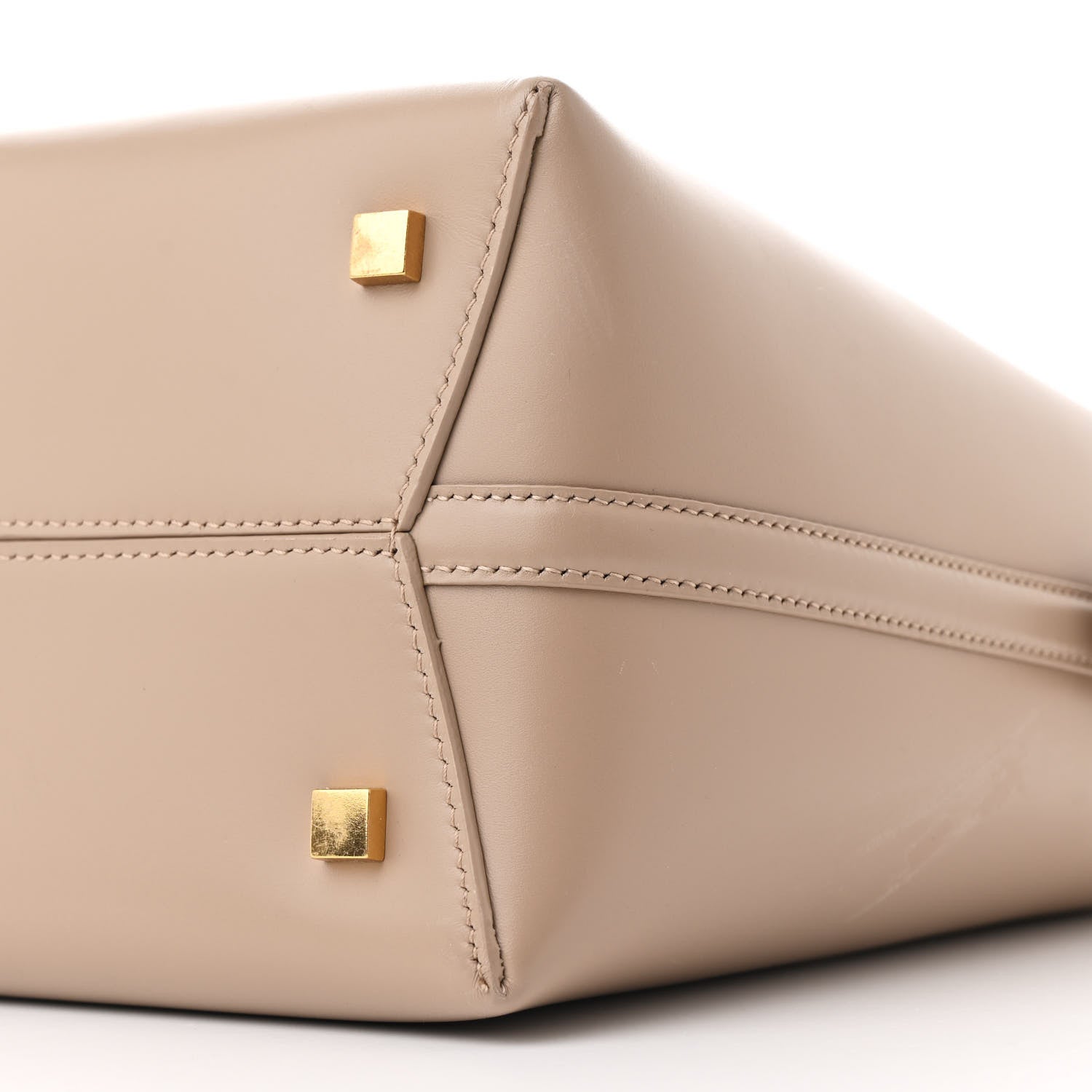Saint Laurent Shiny Calfskin Le 37 Small Bucket Bag Dark Beige 10 of 11
