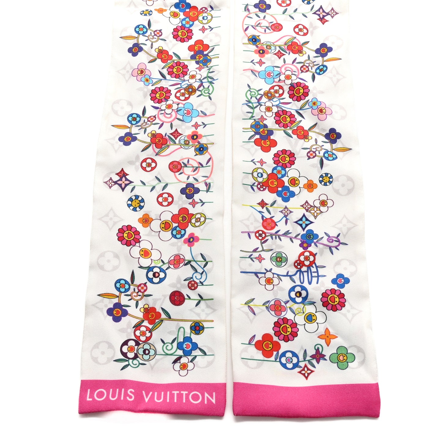 LV X TM Silk Superflat Monogram Bandeau White