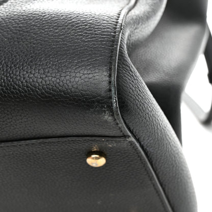 Chanel Grained Calfskin Medium Neo Executive Shopper Tote Black 12 of 15