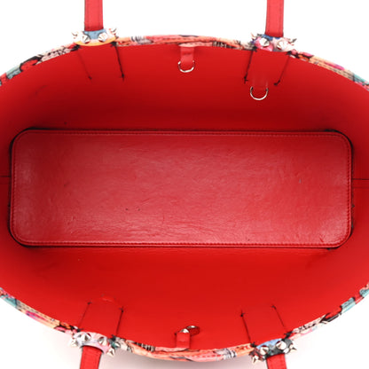 Christian Louboutin Patent Calfskin Small Oh Xtian Cabata Tote Red 5 of 21