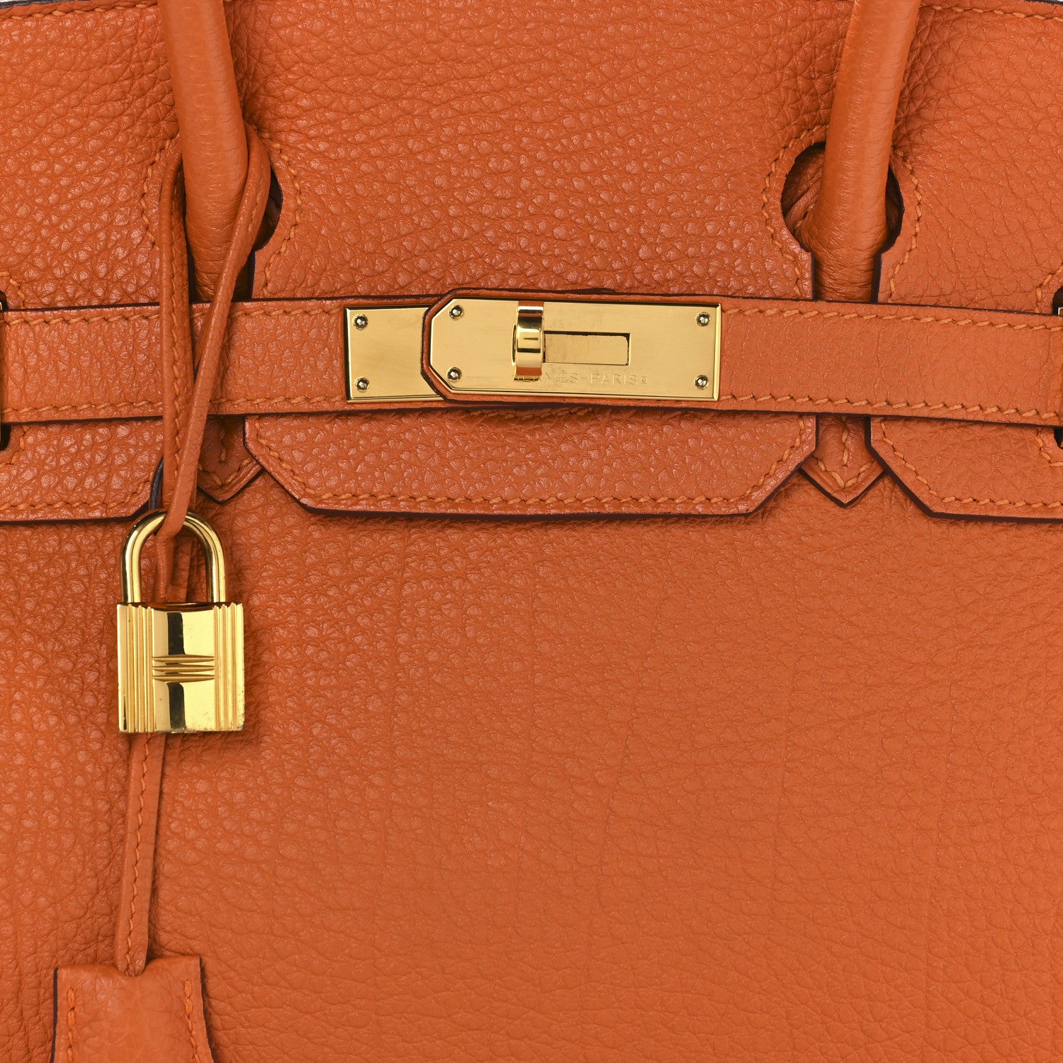 Hermes Fjord Birkin 30 Orange 8 of 14