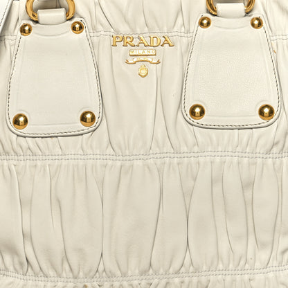 Prada Nappa Gaufre Tote White 7 of 14