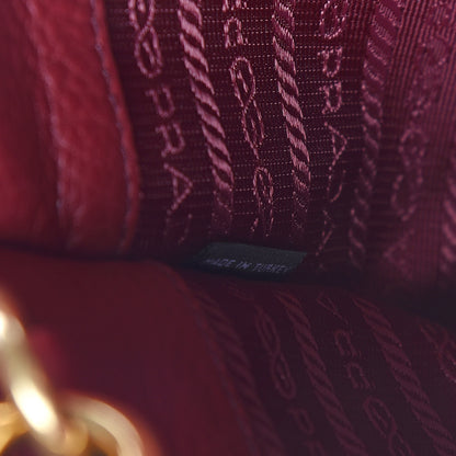 Prada Vitello Phenix Tote Cherry 8 of 13