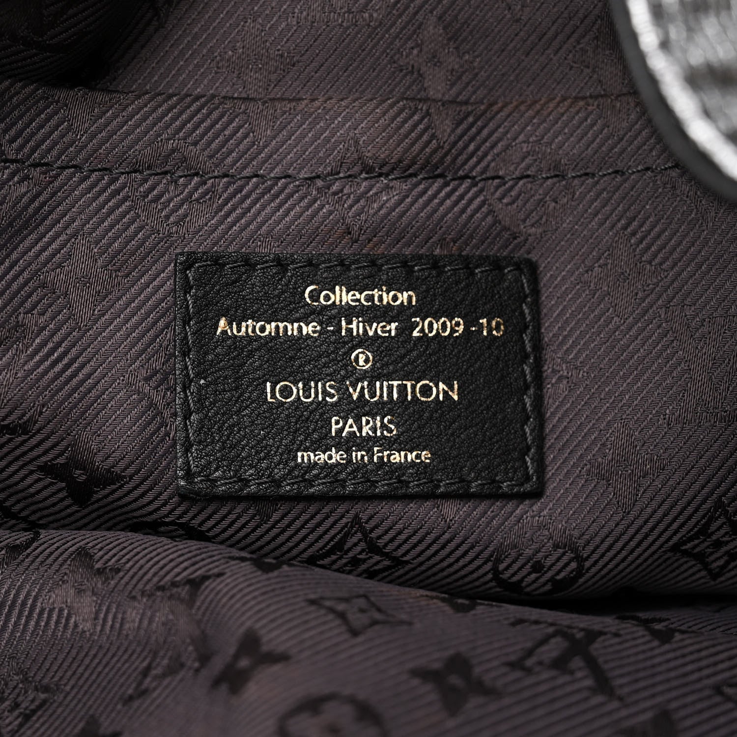 Louis Vuitton Metallic Jacquard Double Jeu Tote Silver 6 of 14