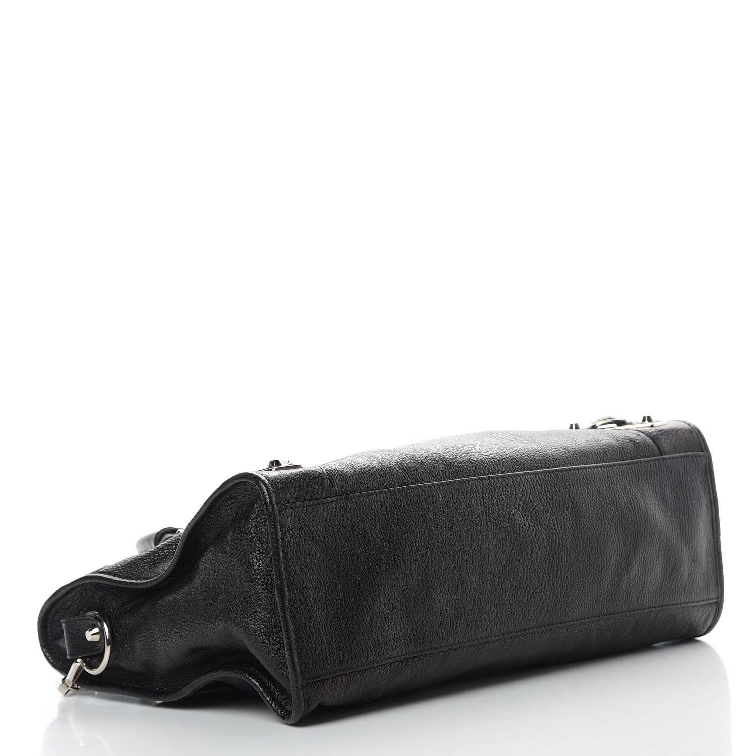 Balenciaga Chevre Silver Metallic Edge Hardware City Black 4 of 13