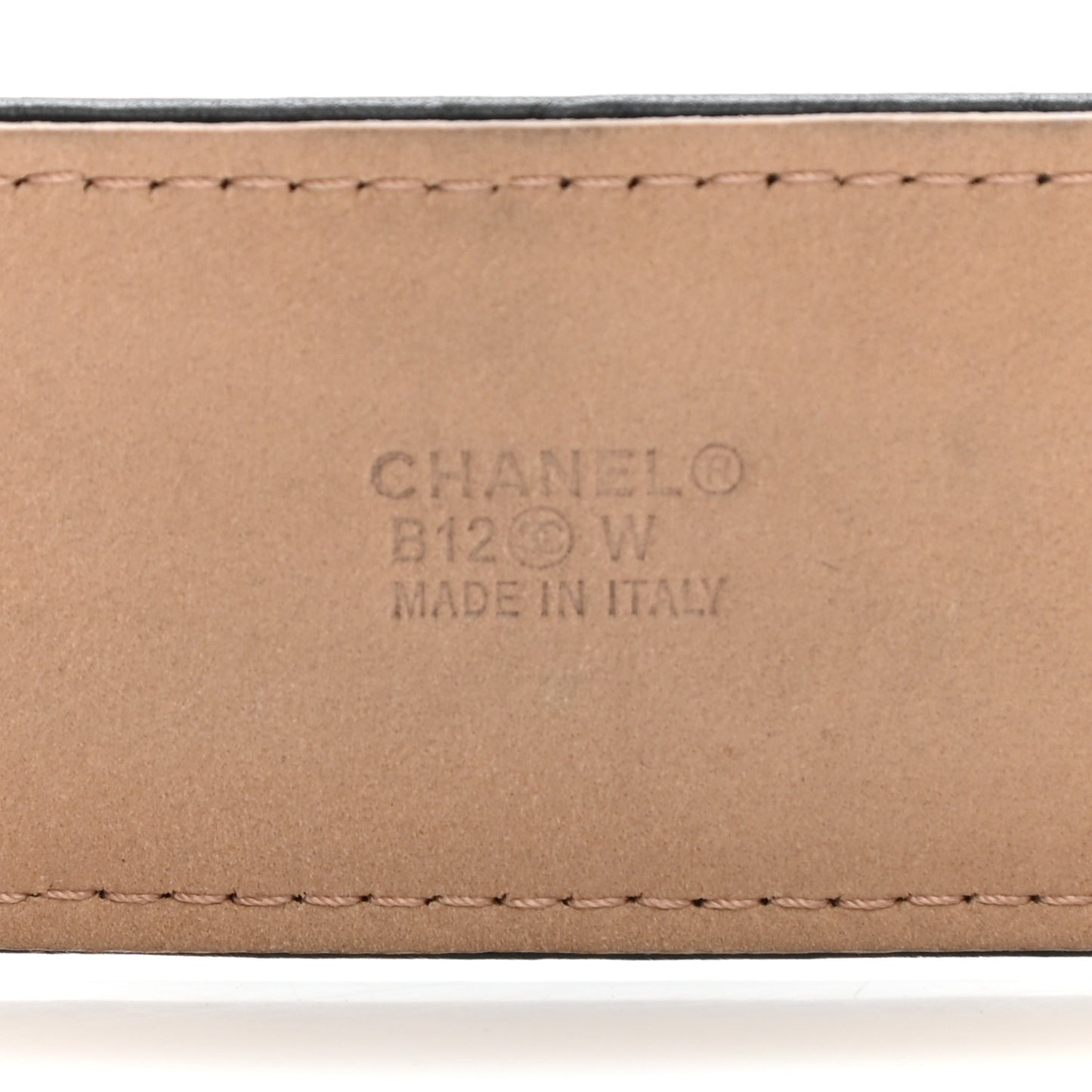 Lambskin Lucky Charms CC Belt 80 32 Black