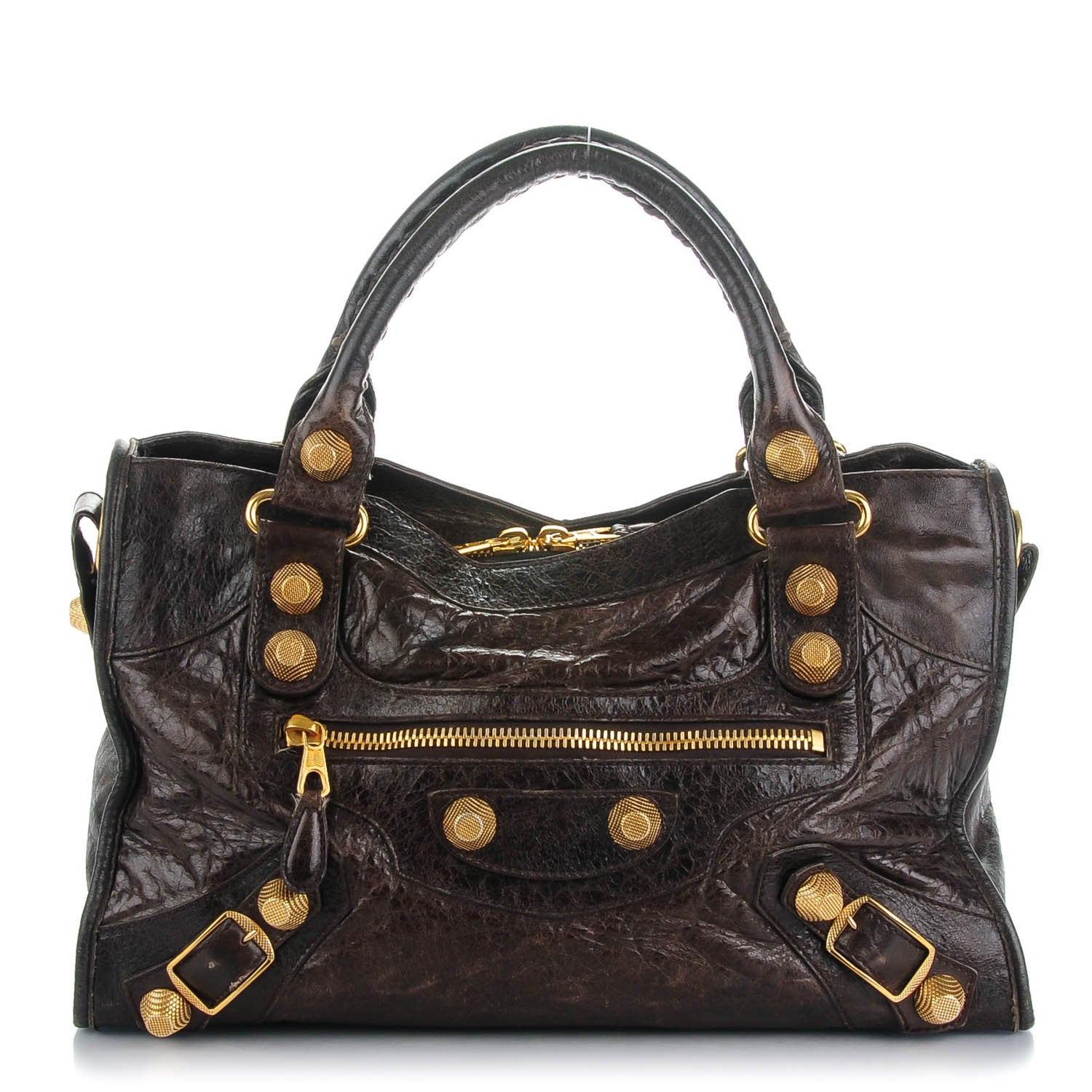 Balenciaga Agneau Giant 21 Gold Hardware City Charbon 1 of 13