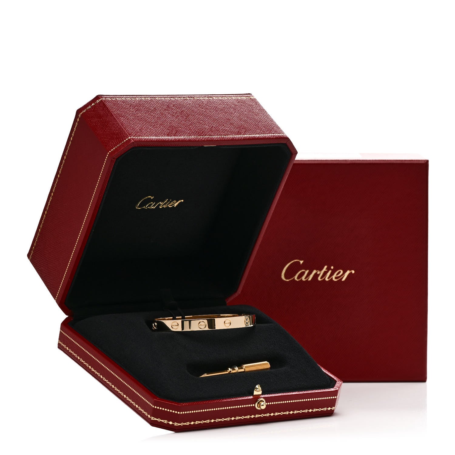 Cartier 18K Yellow Gold LOVE Bracelet 17 9 of 9