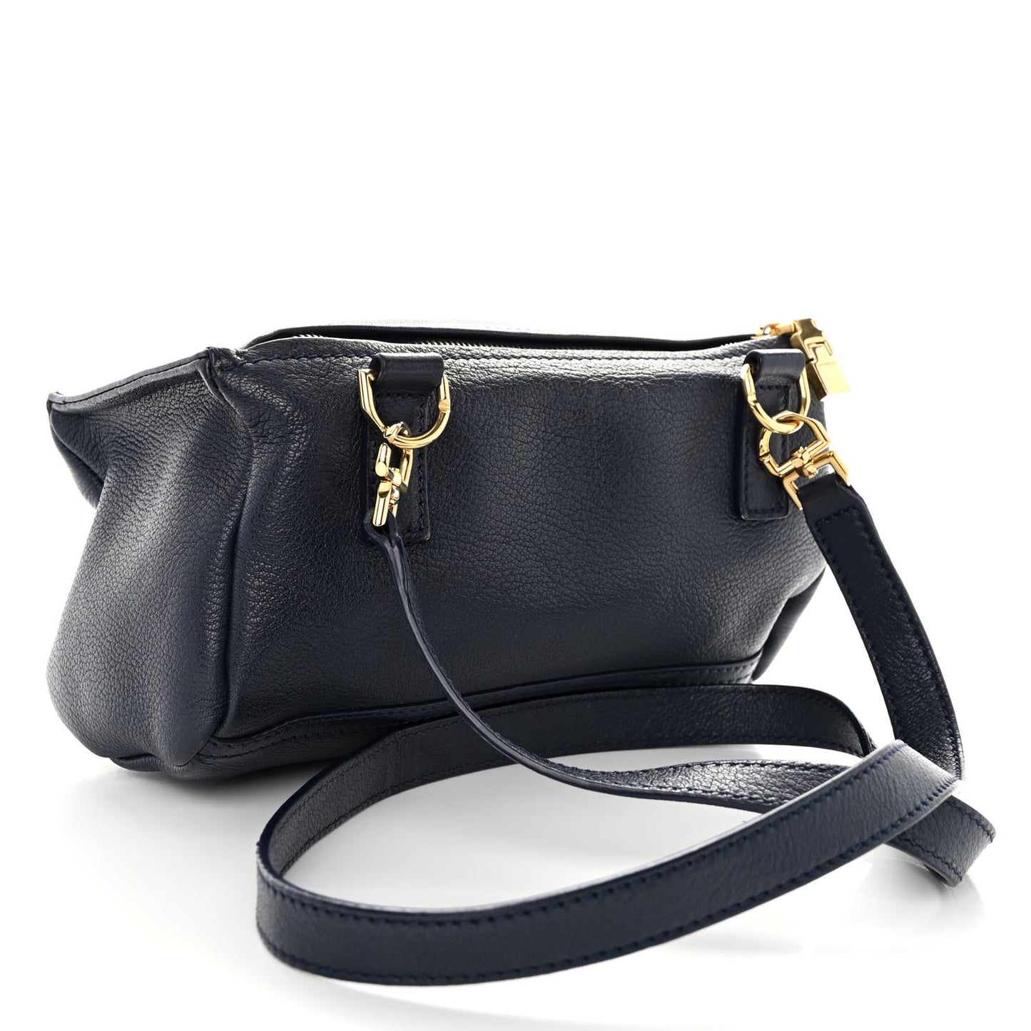 Sugar Goatskin Mini Pandora Navy