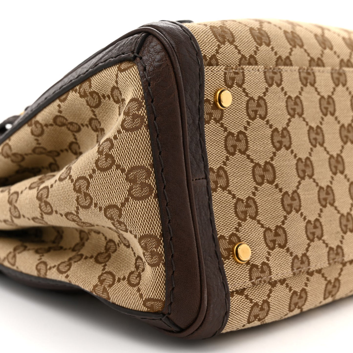 Monogram Medium GG Running Tote Dark Brown