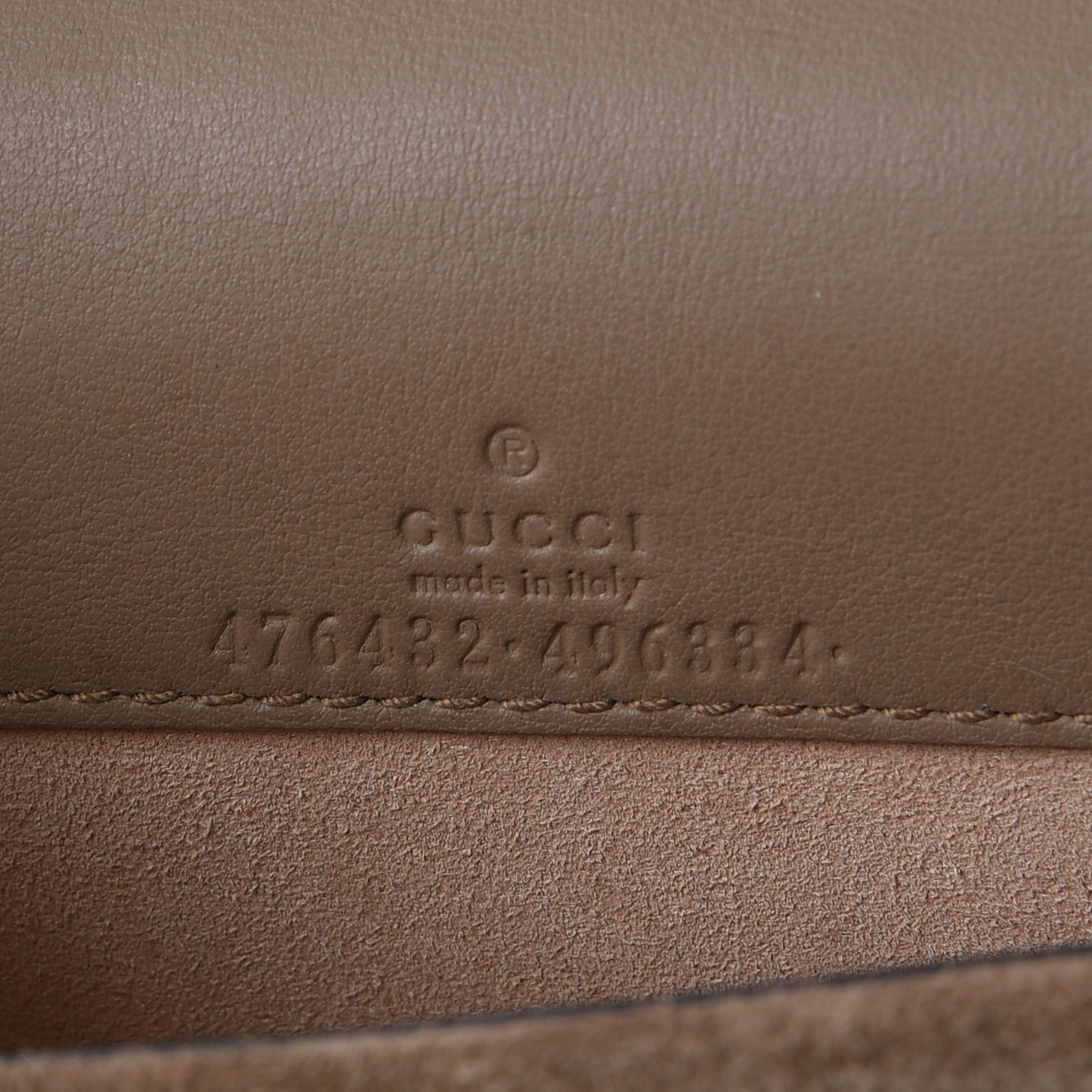 GG Supreme Monogram Super Mini Dionysus Shoulder Bag Taupe
