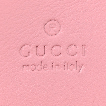 Gucci Calfskin Matelasse GG Marmont Mini Wallet On Chain Wild Rose 6 of 11