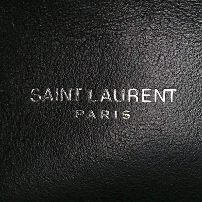 Saint Laurent Calfskin Crocodile Embossed Baby Sac De Jour Black 8 of 12