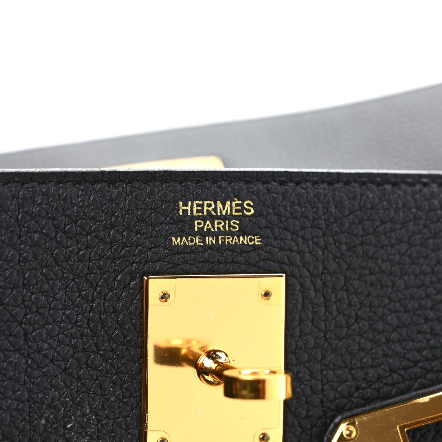 Hermes Togo Kelly Retourne 32 Black 6 of 9