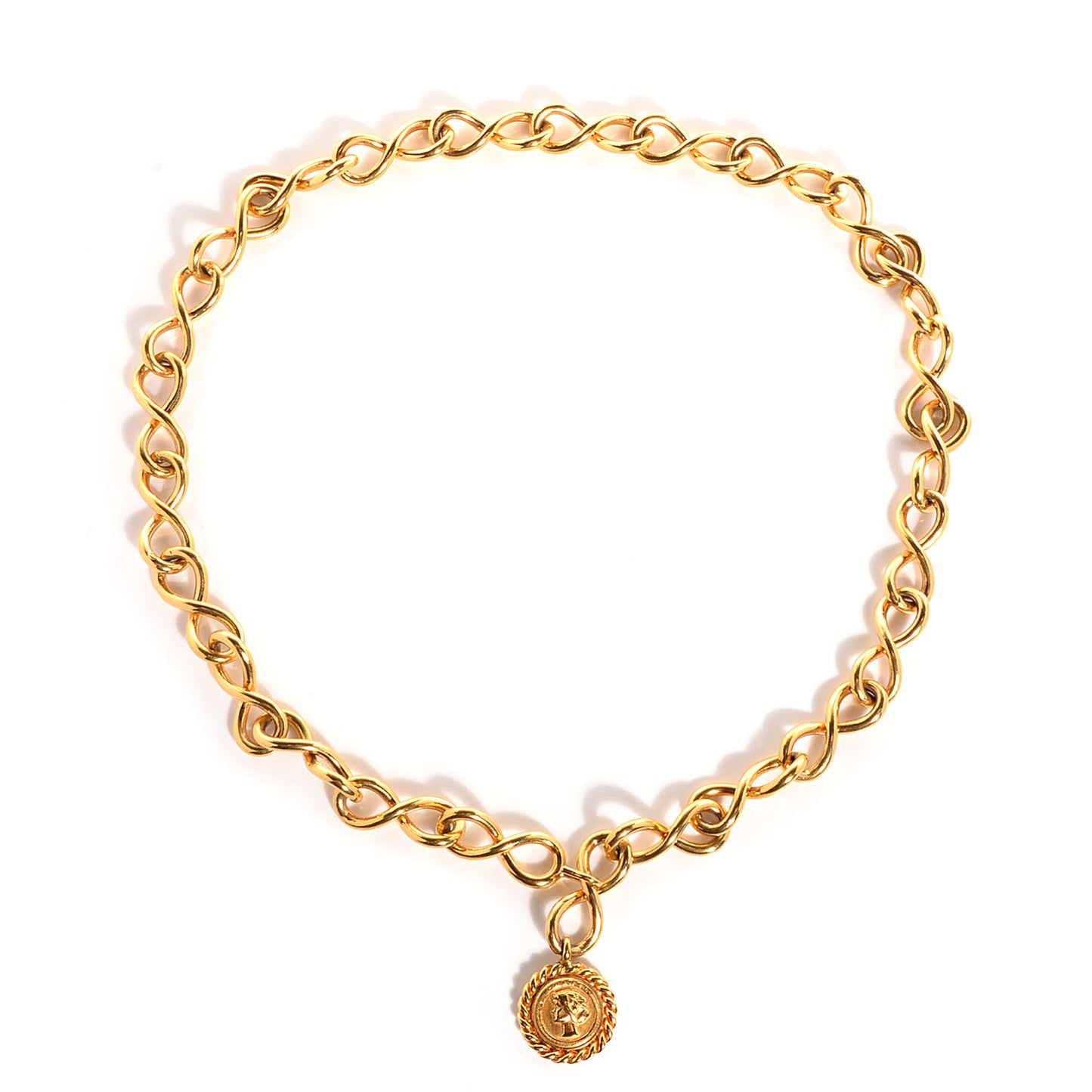 Chain Coco Medallion Belt Gold
