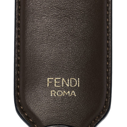 Fendi Calfskin FF 1974 Embossed Mini Strap You Maya Black 3 of 5