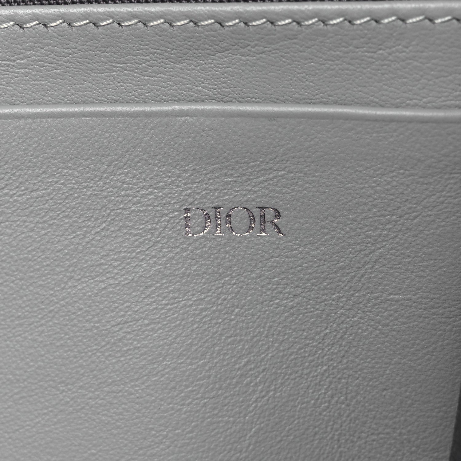 Christian Dior Coated Canvas CD Diamond Messenger Pouch Grey