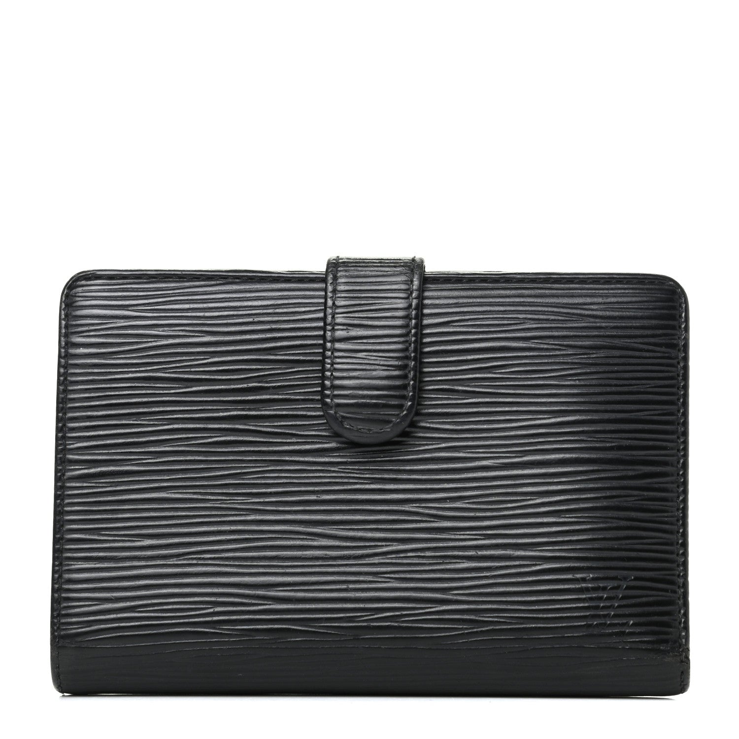Louis Vuitton Epi French Purse Wallet Black 1 of 8