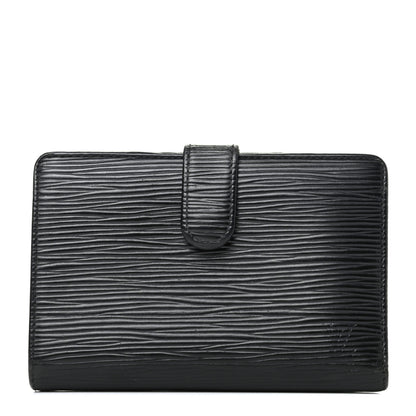 Louis Vuitton Epi French Purse Wallet Black 1 of 8