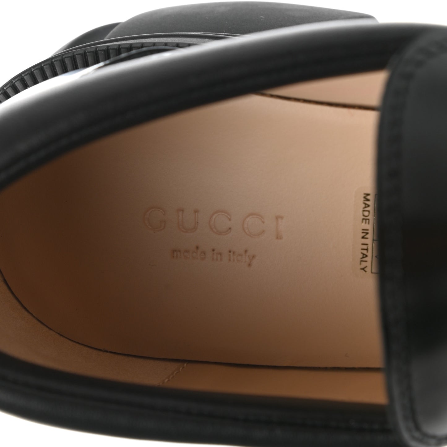Magnum Calfskin Nappa Samoa Womens Horsebit Platform Chunky Lug Sole 40mm Loafers 39.5 Black