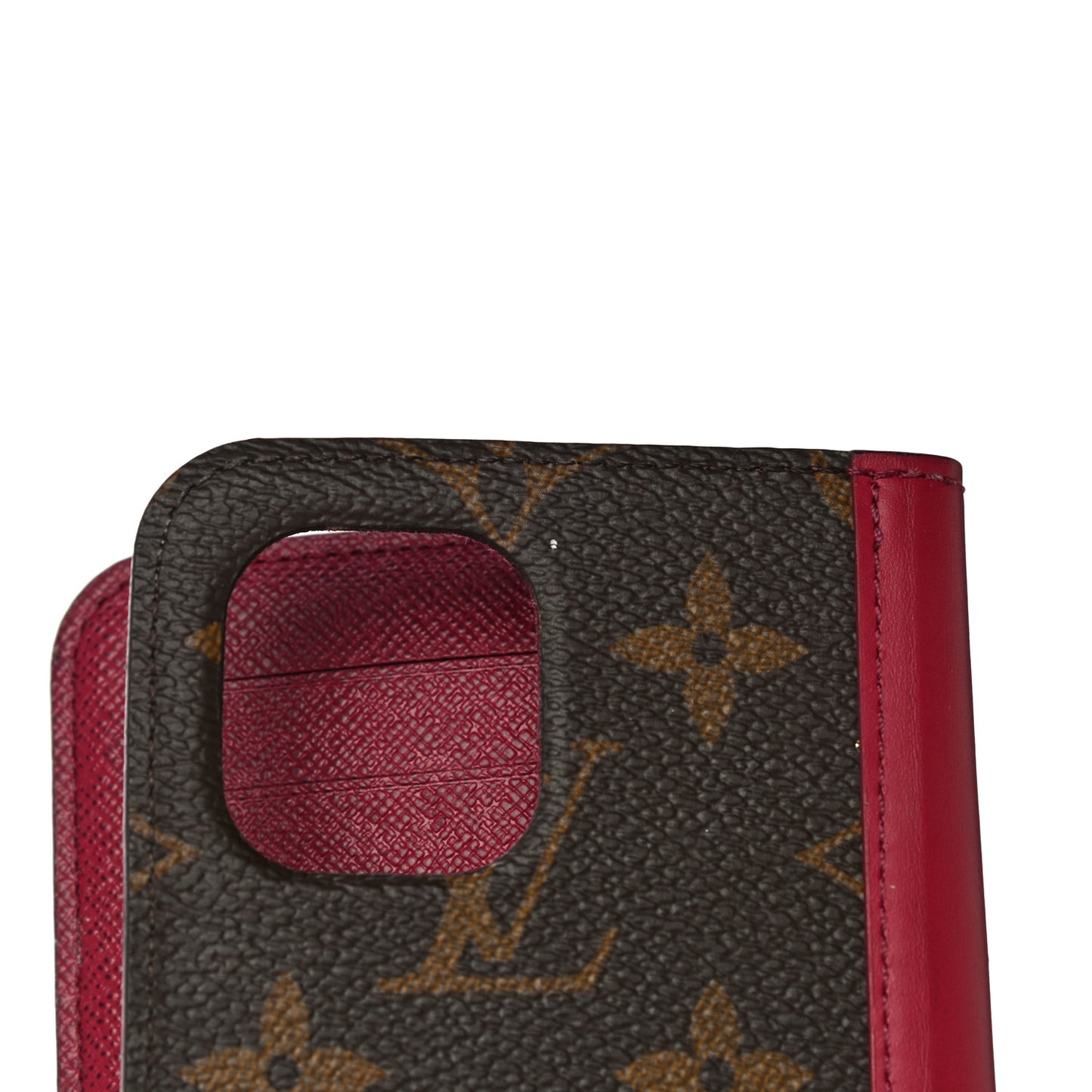 Monogram iPhone 12 Pro Folio Case Fuchsia