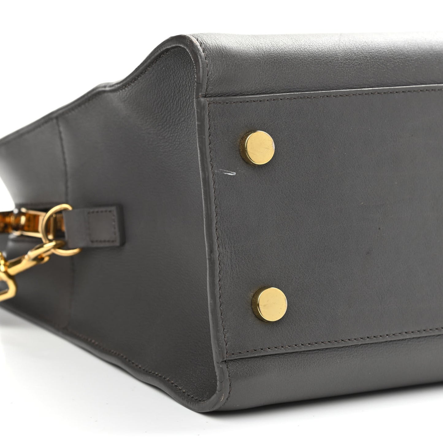 Calfskin Small Monogram Cabas Grey