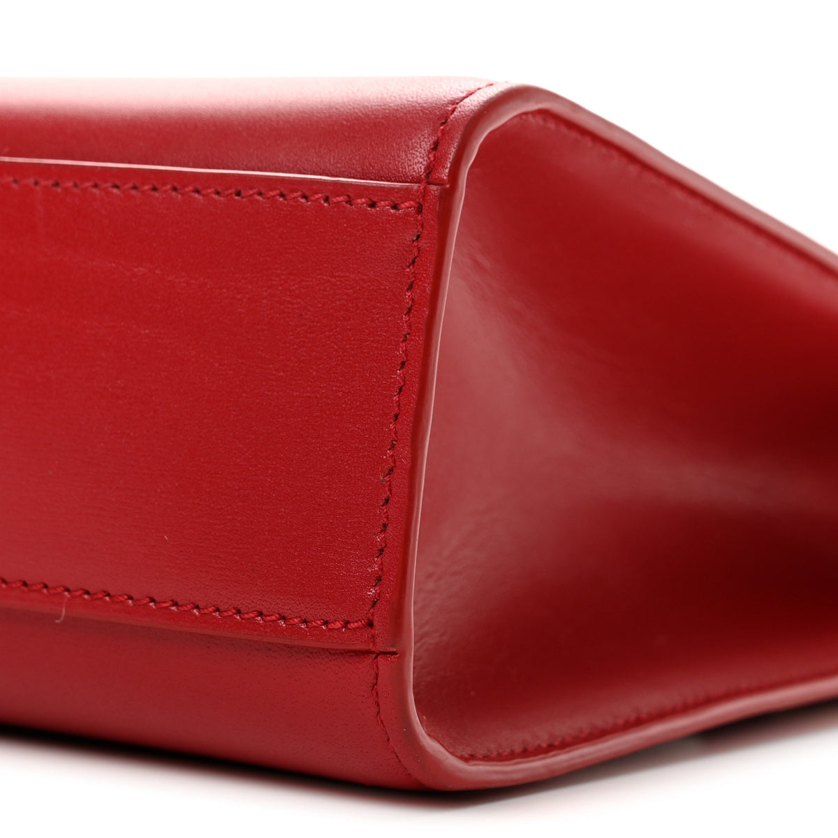 Saint Laurent Smooth Calfskin Manhattan Shoulder Bag Rouge Eros 10 of 14