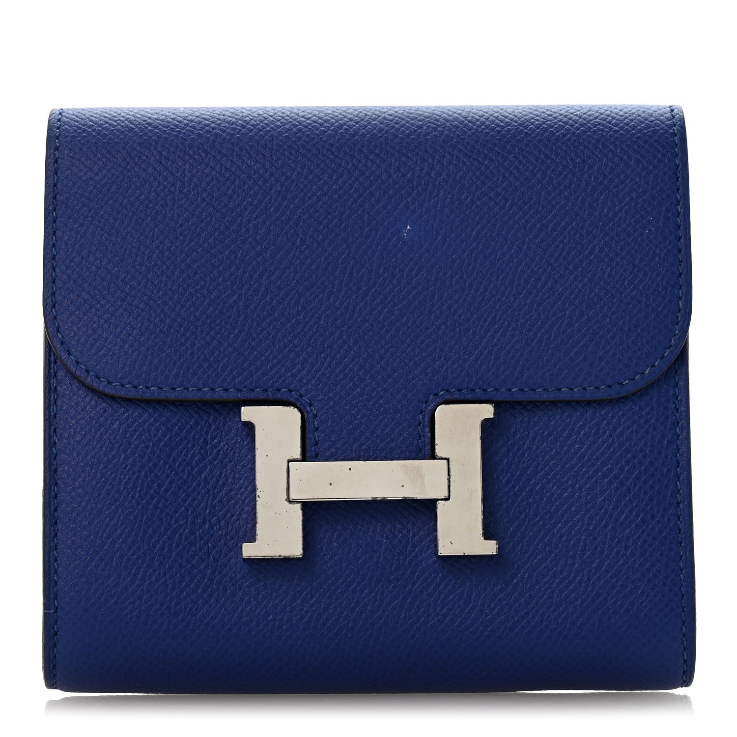 Hermes Epsom Constance Short Wallet Bleu Electrique 1 of 10