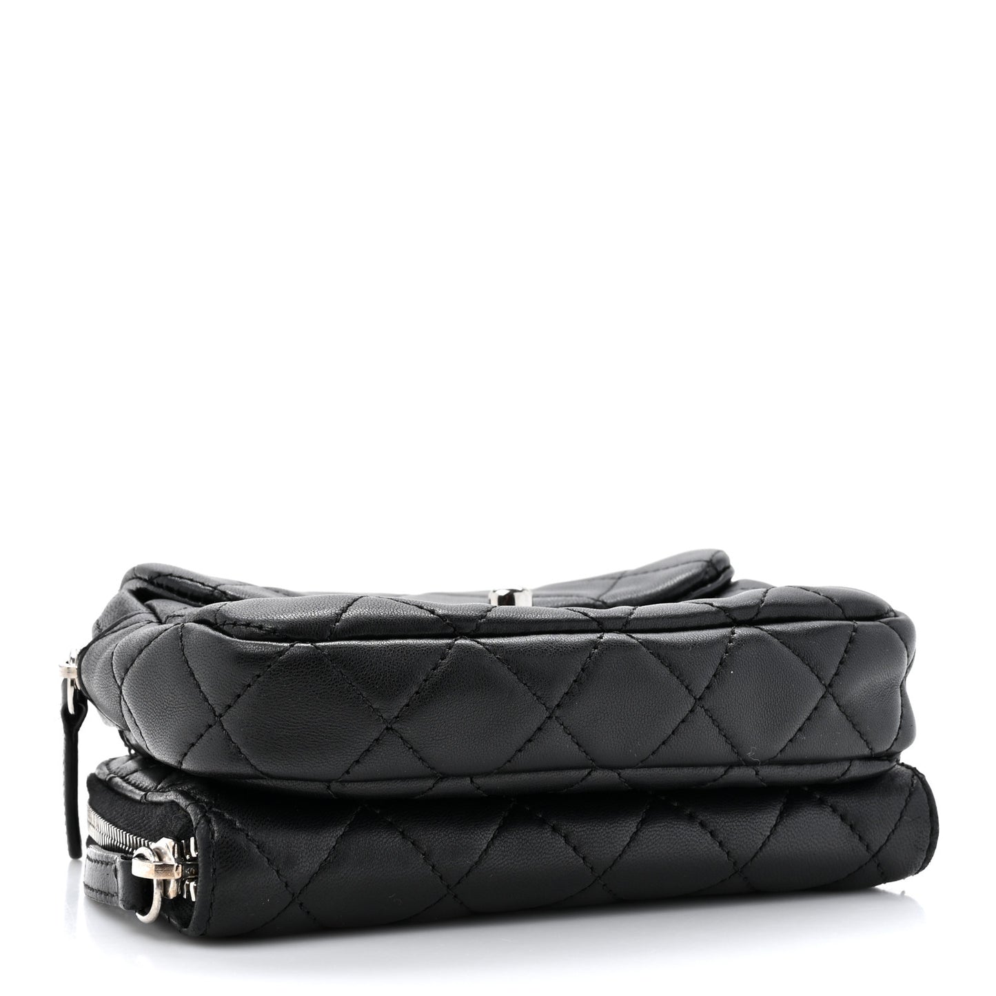 Lambskin Quilted New Mini Flap Black