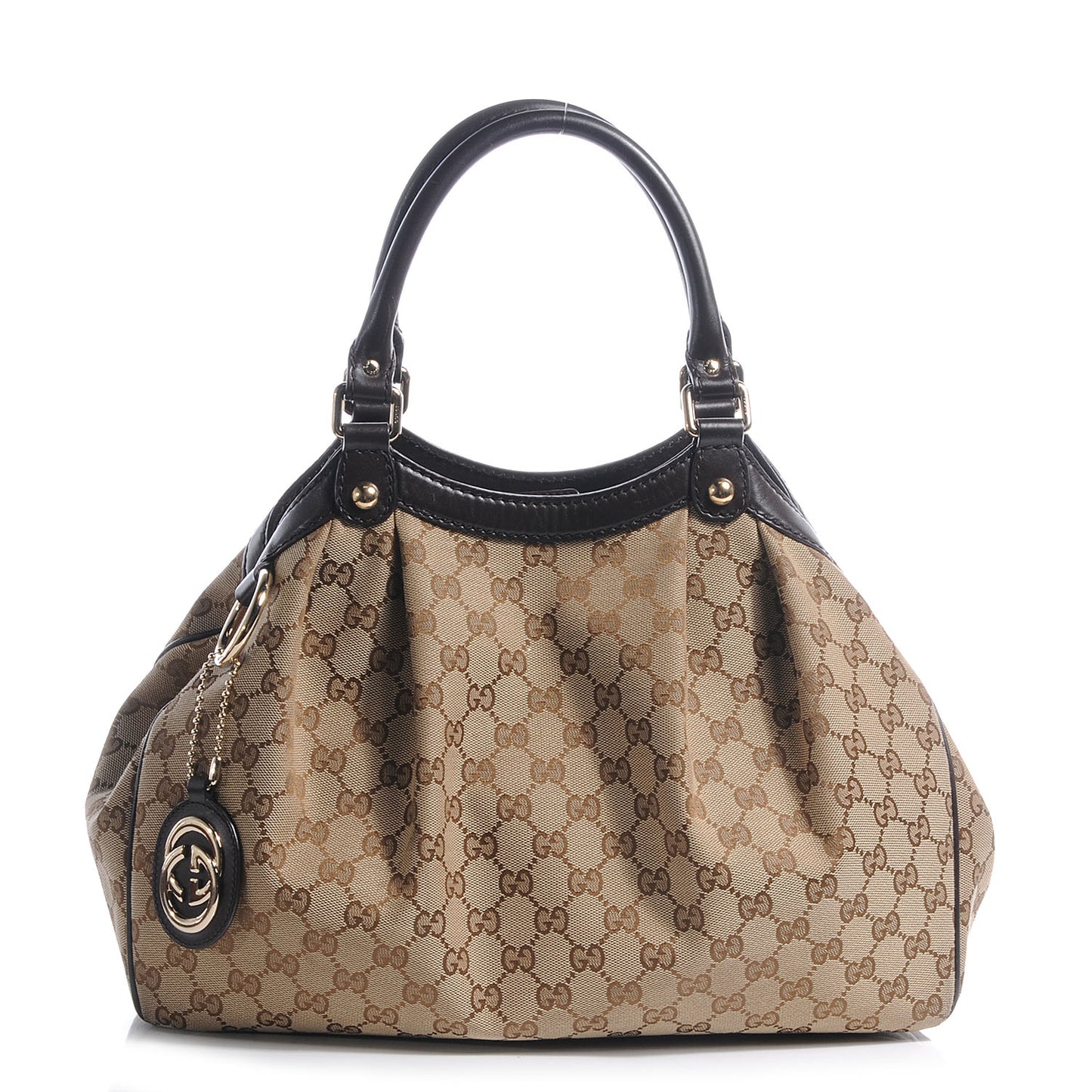 Monogram Medium Sukey Tote Dark Brown