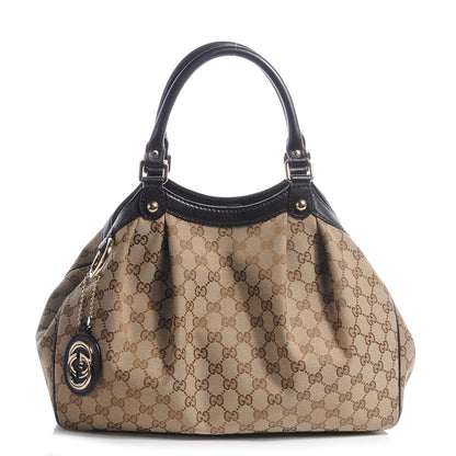 Gucci Monogram Medium Sukey Tote Dark Brown 1 of 8