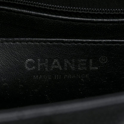 Chanel Caviar Quilted Jumbo Single Flap Black 6 of 10