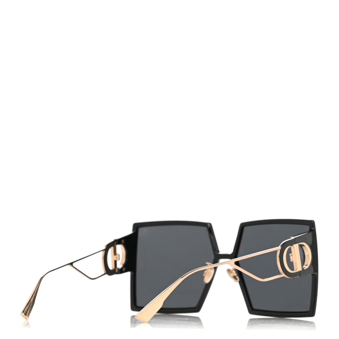 Square 30 Montaigne Sunglasses Black