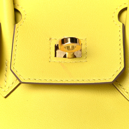 Hermes Swift Birkin 25 Lime 12 of 13