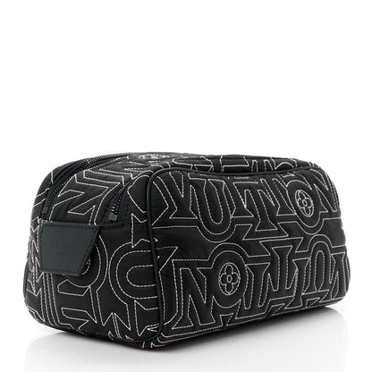Louis Vuitton Nylon Dopp Kit Snow Pouch Black 4 of 12