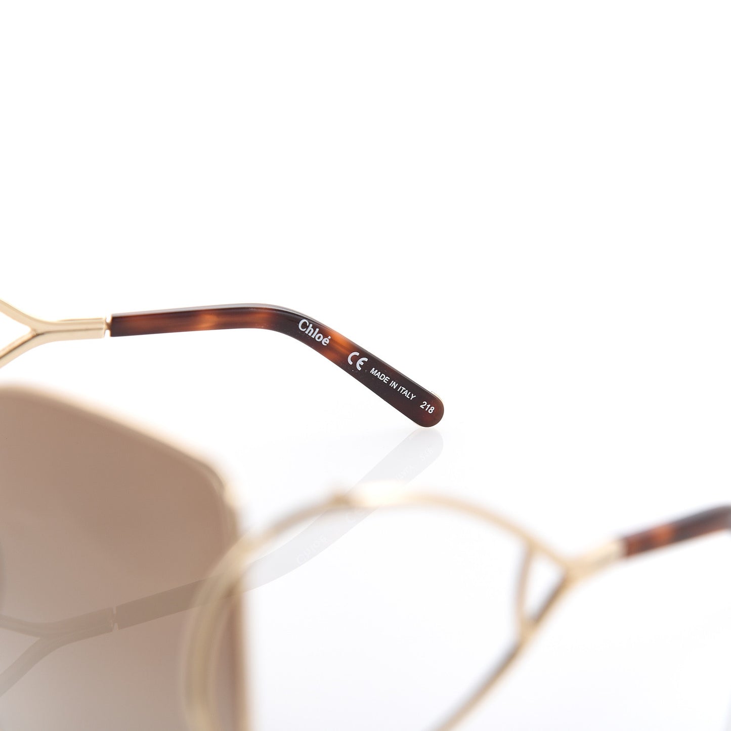Jackson Oversized Square Sunglasses CE135S Gold