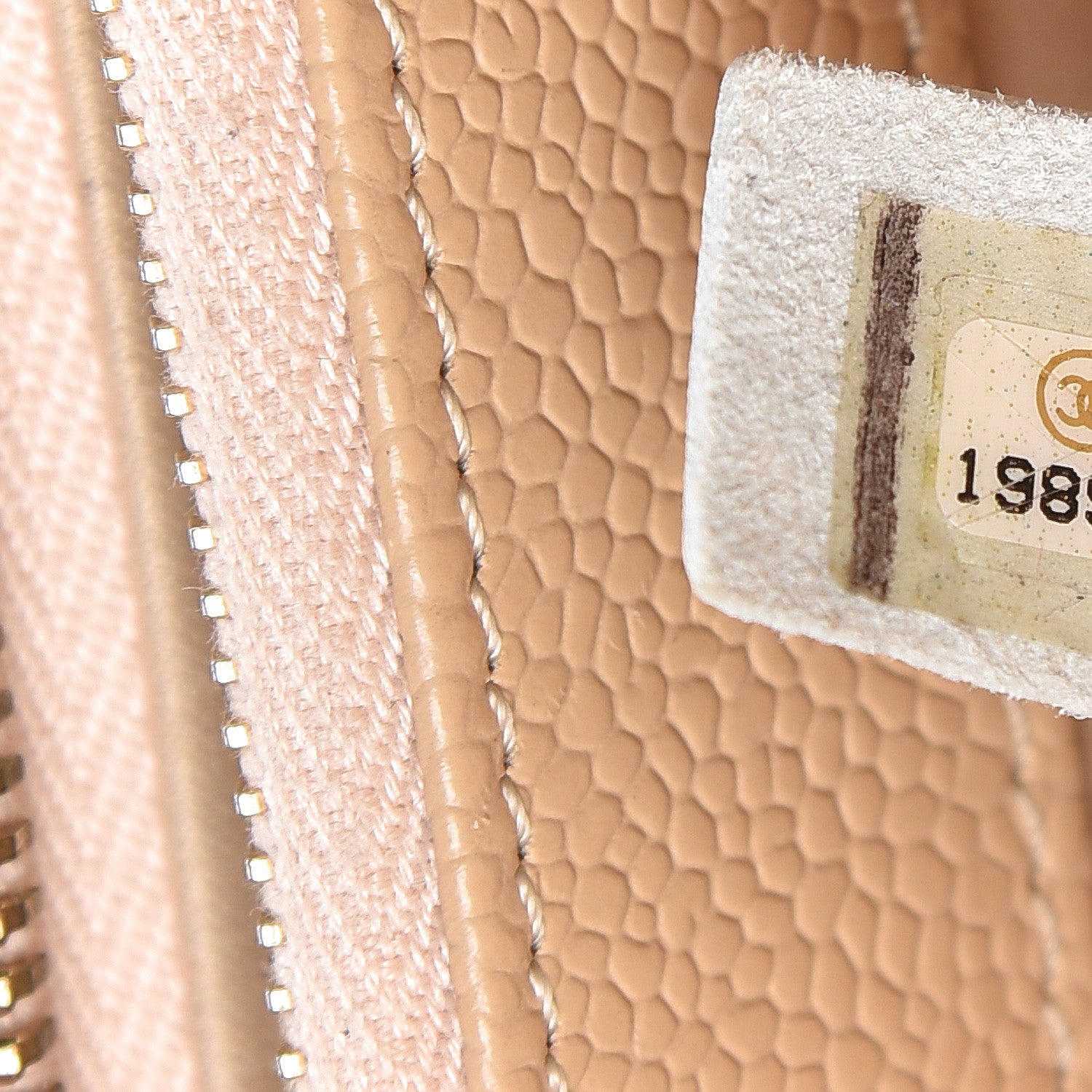 Chanel Caviar Quilted Grand Shopping Tote GST Beige Clair 7 of 11