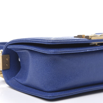 Chanel Caviar Quilted Small Boy Flap Dark Blue 8 of 11